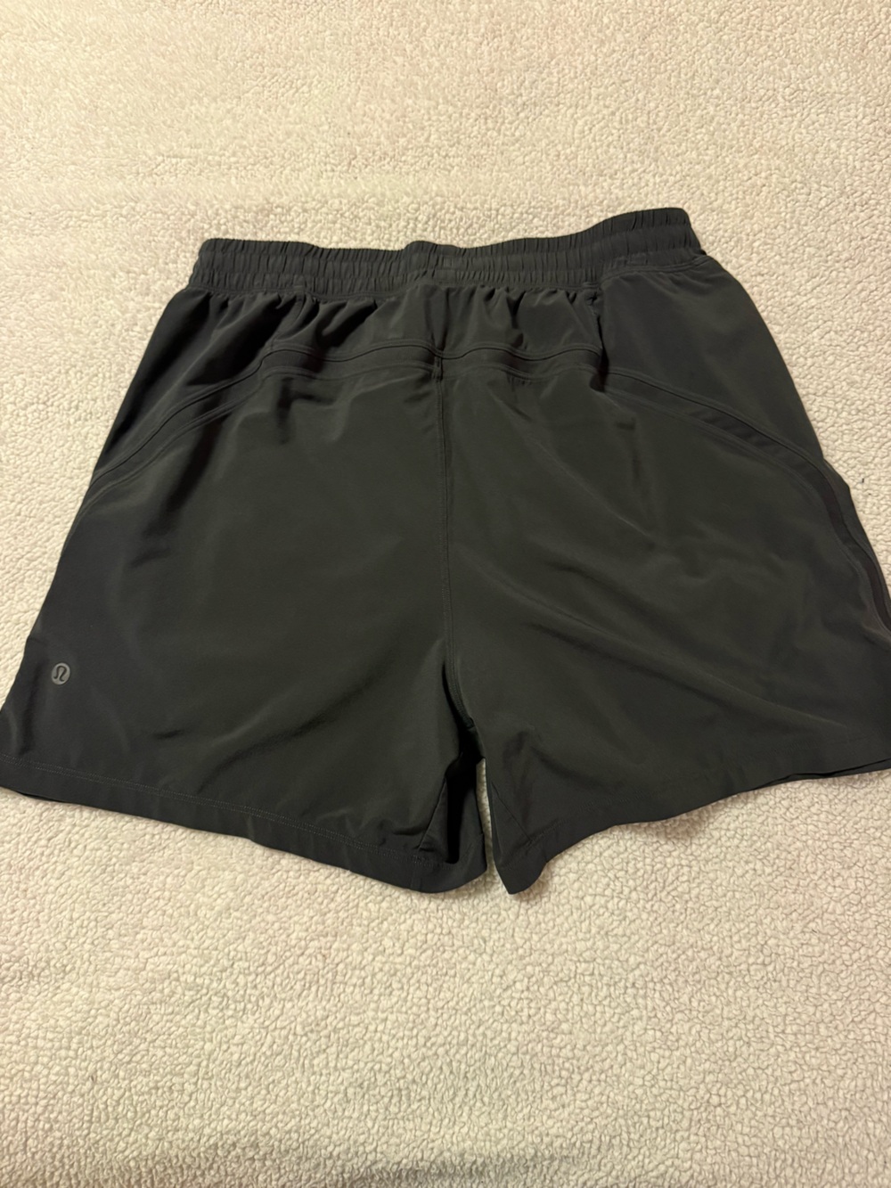Lululemon Pace Breaker Linerless Short 5" *Onyx Grey Men's Performance Athletic - Picture 8 of 11